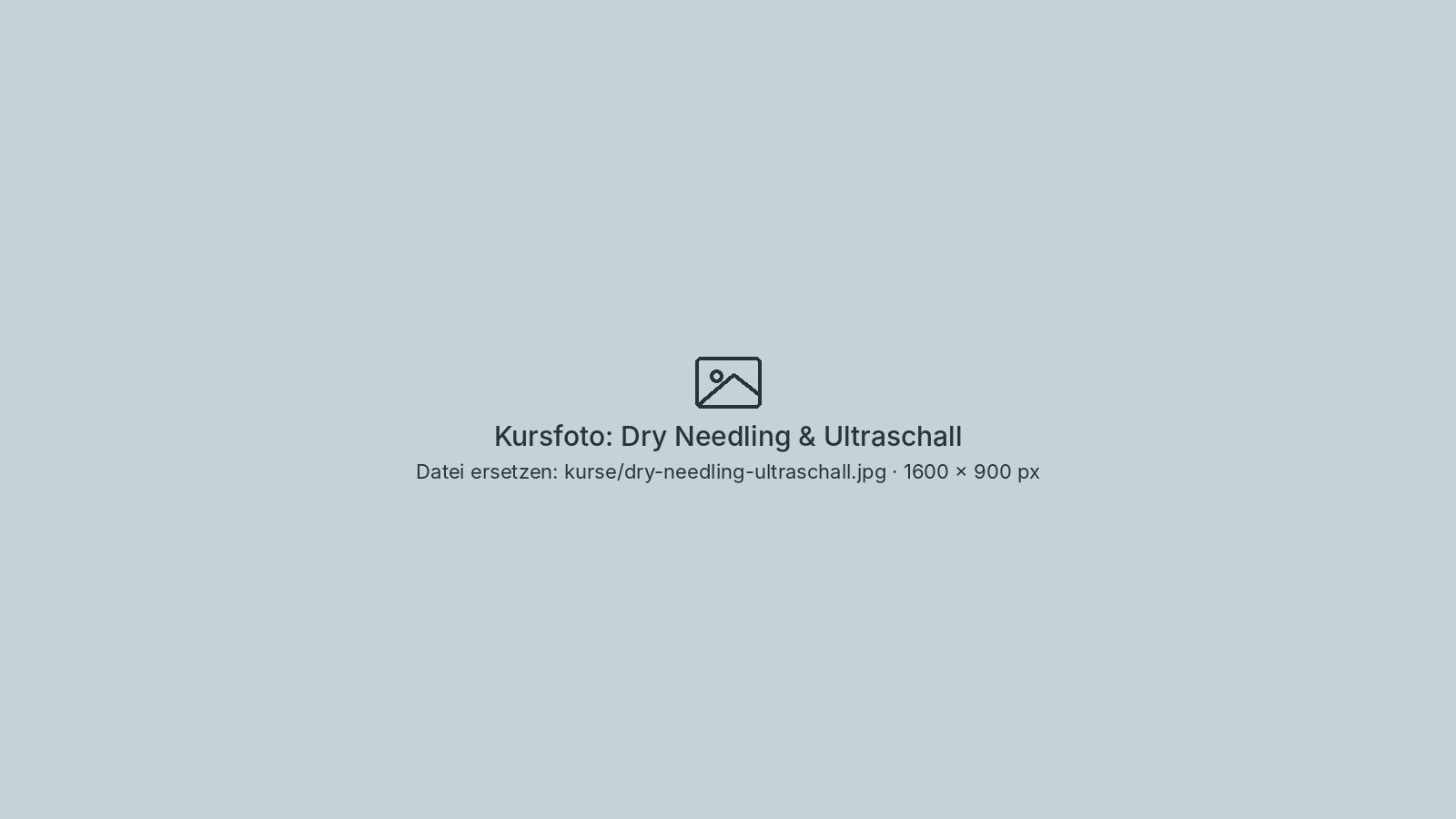 Dry Needling & Ultraschall